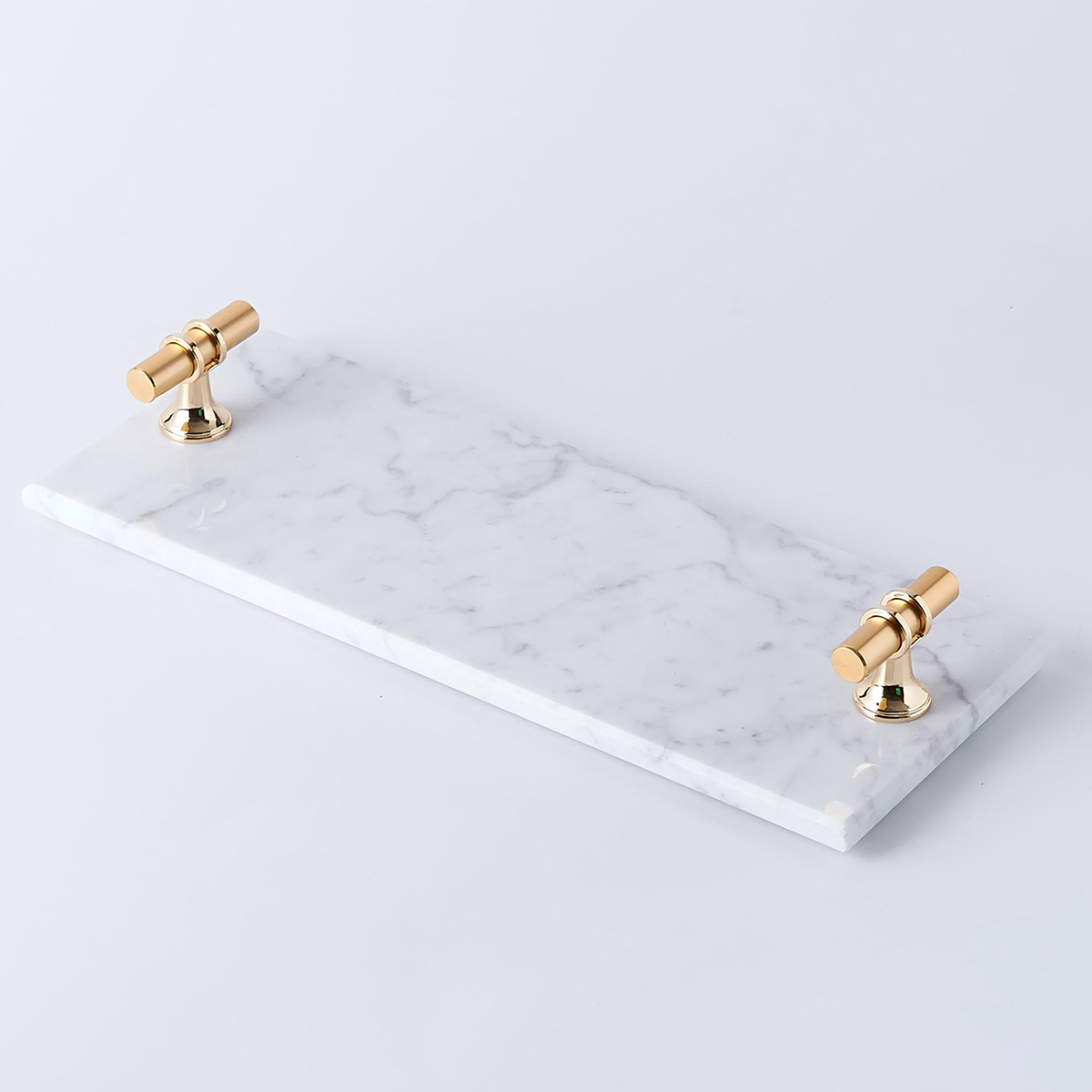 White Marble Tray, Genuine Marble Tray , Tray for Bathroom/Kitchen/Vanity /Perfume, Holder for Candles, Mother's day gift idea
